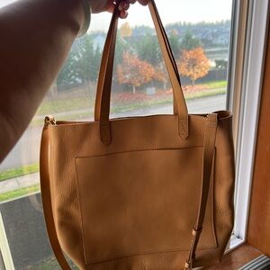Madewell medium blush Leather Tote Bag